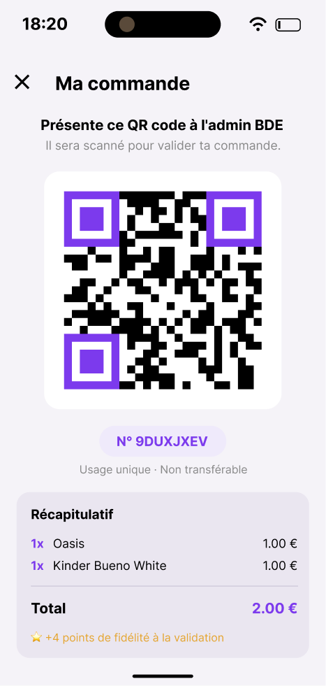 Scan de billets BDEASY avec QR code et contrôle d'entrée événement